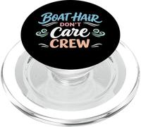 Lake Hair Don't Care Messy Boat Hair Lake Tan Summer Vibes PopSockets PopGrip pour MagSafe