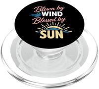 Lake Hair Don't Care Messy Boat Hair Lake Tan Summer Vibes PopSockets PopGrip pour MagSafe