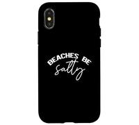 Lake Life Cause plages be Salty Funny Beach Meme Coque pour iPhone X/XS