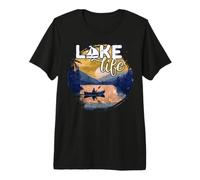 Lake Life dans sa Ville Natale, l'été en Vacances T-Shirt Haut de Gamme