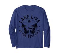 Lake Life Is The Best Life Pêche en canoë - Lake Life Outdoor Manche Longue