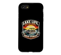 Lake Life Mauvaises décisions Belles Histoires Rétro, Party Coque pour iPhone SE (2020) / 7/8
