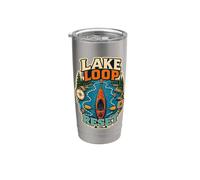 Lake Loop Reset Kayak Route Lac Gobelet isotherme en acier inoxydable double paroi
