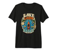 Lake Loop Reset Kayak Route Lac T-Shirt Haut de Gamme