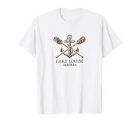 Lake Louise Canada Naval - Lake Louise Alberta Canada T-Shirt Graphique avec Valeur