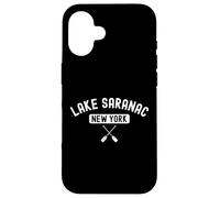 Lake Saranac New York Retro Adirondack Upstate Outdoors 518 Coque pour iPhone 16