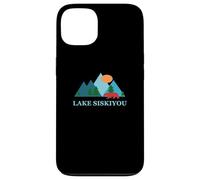 Lake Siskiyou Northern California MT. Shasta Vintage Logo Coque pour iPhone 13