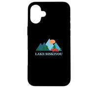 Lake Siskiyou Northern California MT. Shasta Vintage Logo Coque pour iPhone 16 Plus