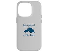 Lake Superior Life is Great at The Lake Coque pour iPhone 14 Pro