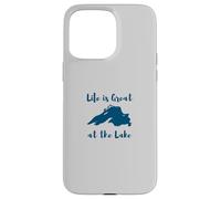 Lake Superior Life is Great at The Lake Coque pour iPhone 15 Pro Max