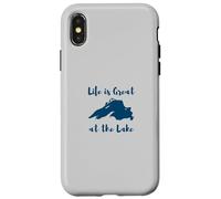 Lake Superior Life is Great at The Lake Coque pour iPhone X/XS