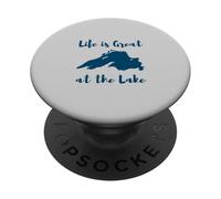 Lake Superior Life is Great at The Lake PopSockets PopGrip Adhésif