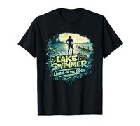 Lake Swimmer Living on The Edge T-Shirt