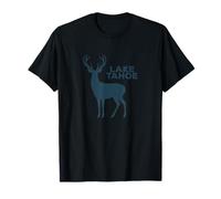 Lake Tahoe California and Nevada Vacation Buck Design T-Shirt