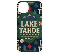 Lake Tahoe Scenic Gaming Design avec Montagnes, pins Coque pour iPhone 14 Plus