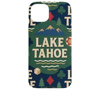 Lake Tahoe Scenic Gaming Design avec Montagnes, pins Coque pour iPhone 15 Plus