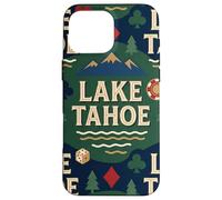 Lake Tahoe Scenic Gaming Design avec Montagnes, pins Coque pour iPhone 16 Pro Max