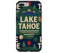 Lake Tahoe Scenic Gaming Design avec Montagnes, pins Coque pour iPhone 7 Plus/8 Plus