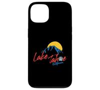 Lake Tahoe Ski California Vintage Sunset Mountain Coque pour iPhone 13