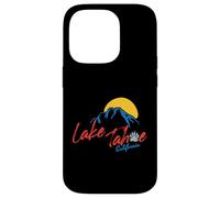 Lake Tahoe Ski California Vintage Sunset Mountain Coque pour iPhone 14 Pro