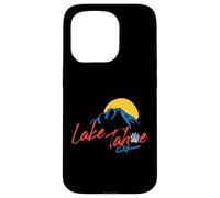 Lake Tahoe Ski California Vintage Sunset Mountain Coque pour iPhone 15 Pro