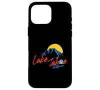 Lake Tahoe Ski California Vintage Sunset Mountain Coque pour iPhone 16 Pro Max