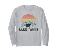 Lake Tahoe Vintage Bear Mountains Californie Manche Longue