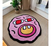 LAKEA Zjxsneh Tapis carré en forme de cerisier pour décoration de chambre, rose, kawaii, 23,6 x 23,6 pouces