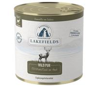 Lakefields Nourriture humide de qualité supérieure pour chien - 100 % pure - 800 g - Viande musculaire pure - Viande sauvage issue d'un élevage respectueux de l'espèce - Nourriture humide sans