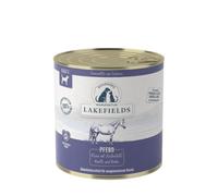 Lakefields Nourriture humide de qualité supérieure pour chien - Cheval 60 % - 800 g - Sans céréales - Ingrédients naturels de qualité alimentaire - Patates douces, carottes et citrouille - Cuite en