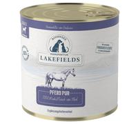 Lakefields Nourriture humide de qualité supérieure pour chien - Cheval pur 100 % - 800 g - Viande de muscle pure - Viande de cheval issue d'un élevage respectueux de l'espèce - Nourriture humide