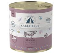 Lakefields Nourriture humide de qualité supérieure pour chiots - Bœuf 61 % - 800 g - Sans céréales - Ingrédients naturels de qualité alimentaire - Pommes, courgettes et carottes - Cuite en douceur