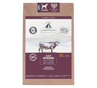 Lakefields Nourriture sèche de qualité supérieure pour chiens adultes - Bœuf 60 % - 4 x 2,5 kg - Sans céréales - Pommes de terre, pommes et carottes - Ingrédients de qualité alimentaire - Cuites en