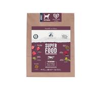 Lakefields SUPERFOOD Nourriture sèche pour chien de qualité supérieure - 61 % bœuf - 1 kg - Nourriture sèche sans céréales pour chiens adultes - Avec myrtilles, algues marines et betteraves rouges