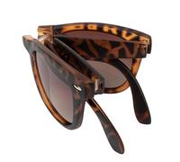 Lakeland Active Lunettes de soleil polarisées pliables Camerton, Motif écailles de tortue mat, Taille unique