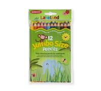 Lakeland Crayons de couleur jumbo Pochette de 12 (Import Royaume Uni)