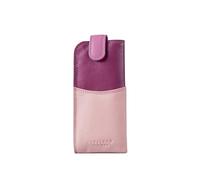 Lakeland Leather Étui de protection en cuir véritable pour lunettes de lecture, lunettes de soleil et lunettes de soleil, étui fin et durable, rose/multicolore, taille unique