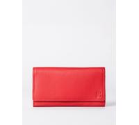 Lakeland Leather Lakeland Leather Bright Red Large Flapover Purse