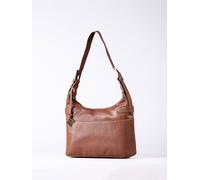 Lakeland Leather Lakeland Leather Light Brown Newby Hobo Shoulder Bag