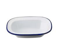 Lakeland Traditional Enamel 16cm Oblong Pie Dish by Lakeland
