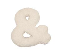 LAKEMON Coussin en Peluche avec Lettres anglaises, Coussin décoratif en Forme de Lettre Initiale, pour canapé, Chambre à Coucher, Salon (&)