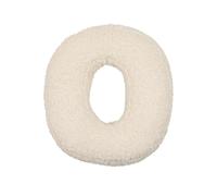 LAKEMON Coussin en Peluche avec Lettres anglaises, Coussin décoratif en Forme de Lettre Initiale, pour canapé, Chambre à Coucher, Salon (O)