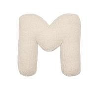 LAKEMON Coussin en Peluche avec Lettres anglaises, Coussin décoratif en Forme de Lettre Initiale, pour canapé, Chambre à Coucher, Salon (M)