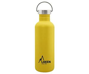 LAKEN Bot. AC. INOX Basic 1L S/S tapón - Amarillo