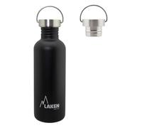 LAKEN Bot. ac. inox Basic 1L S/S tapón - Negro