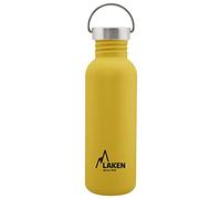 LAKEN Bot. AC. INOX Basic 750ml S/S tapón - Amarillo