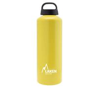 LAKEN Classic Bouteille d'eau avec Bouchon à Vis et Goulot Large 1L Pomme Jaune