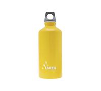 Bot. alu. Futura 0,6 L.-tapón gris -Amarillo Bot.