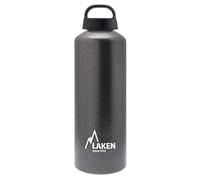 LAKEN Classic Bouteille d'eau Avec Bouchon à Vis et Goulot Large 1L Granite