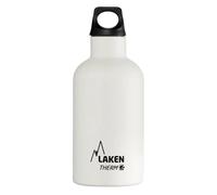 Bouteille isotherme Futura de Laken en acier inoxydable avec isolation sous vide et goulot étroit 350 ml Blanc